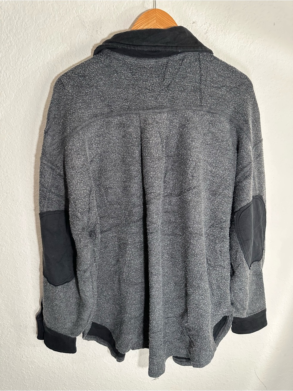New Free People Ruby Jacket Oversized Shacket Black Size Small - Picture 3 of 7